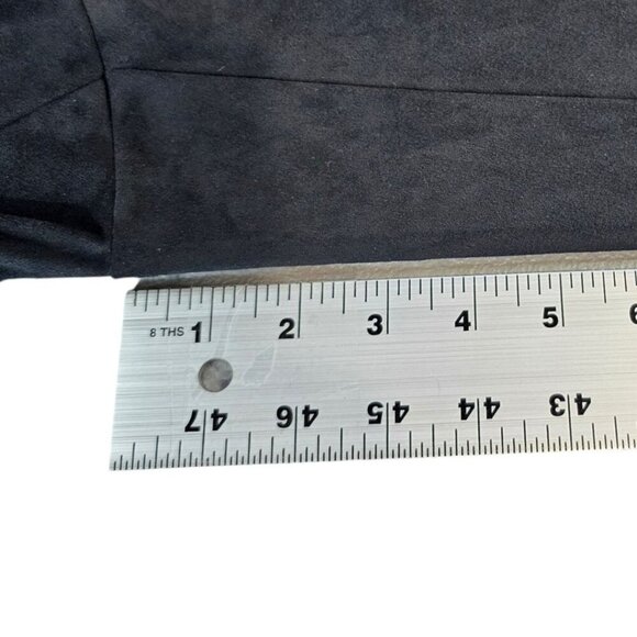 J. Jill Wearever Collection Women's M Faux Suede Black Pants with Pockets‎ - Picture 9 of 11